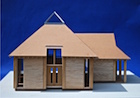 Model of proposed Arts & Education Centre, Burwash Manor Barns